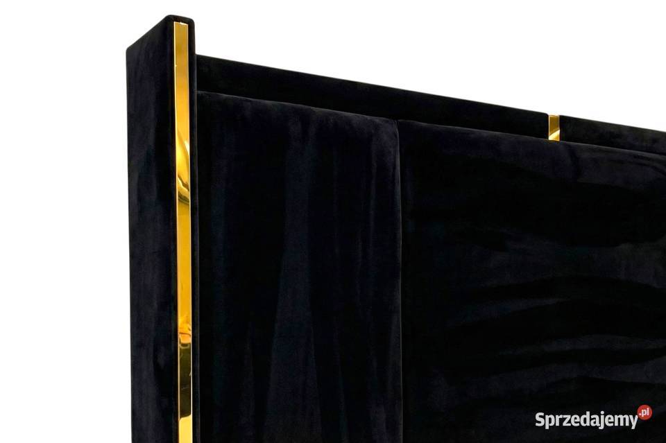 Łóżko ROKO czarne 160x200 pojemnik na pościel 190cm Białystok
