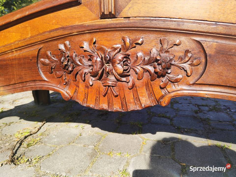 Francuska szafa bieliźniarka Rokoko antyk XIX Szafy, regały, półki Gdynia