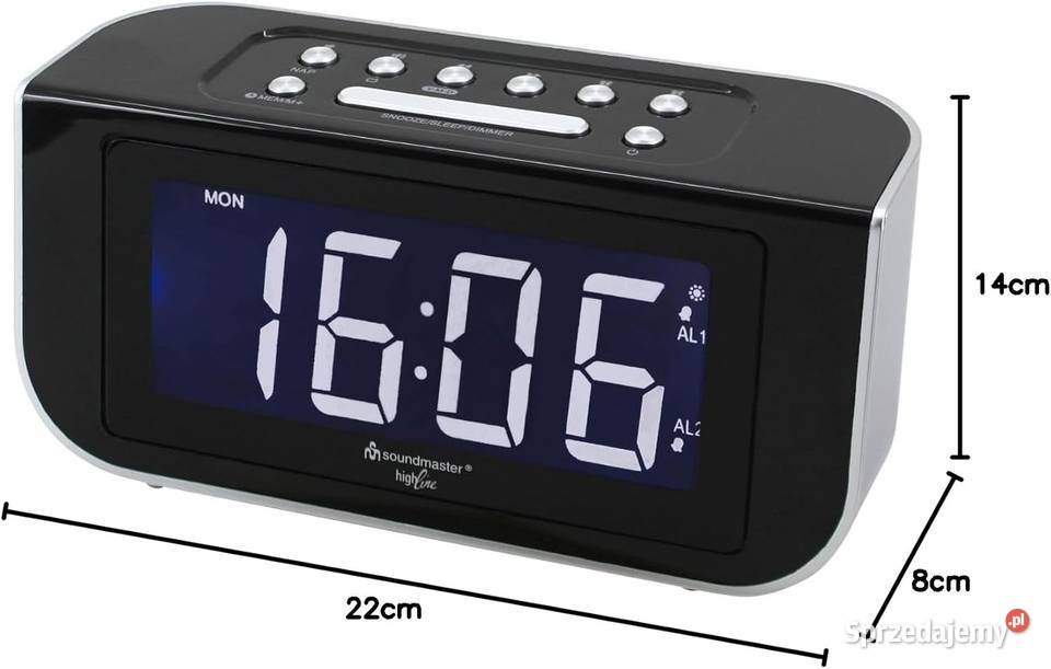 Radiobudzik Fm Soundmaster Fur4005 Czarny Brzozów