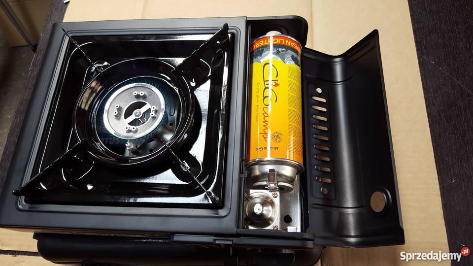 Gazowa kuchenka turystyczna polowa gril kuchnia Rzeszotary