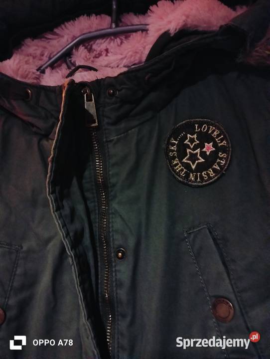 Kurtka zimowa ocieplana parka Rozmiar 34(XS) Lubin sprzedam