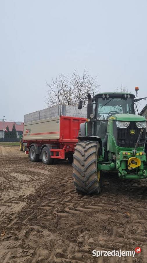 Przyczepa 18 ton nieuszkodzony Przyczepy rolnicze Zubole