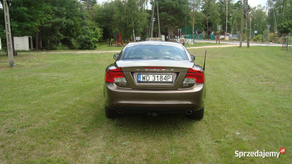 Volvo C70 D4 Summum 2011r Kabriolet brązowy Warszawa
