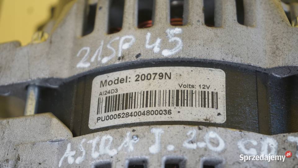 OPEL ASTRA J ZAFIRA C 20 CDTI 15r 165 A20DTH Suków