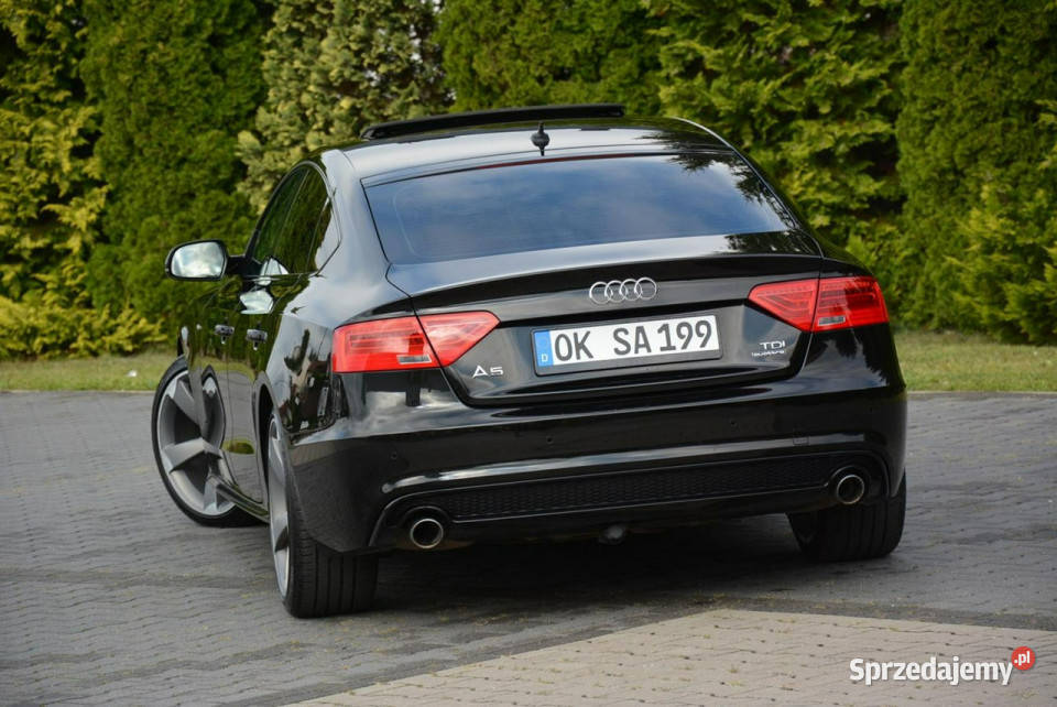 Audi A5 Sportback 2xSLine biXenon Led Navi MMI łopatki zmiany biegów