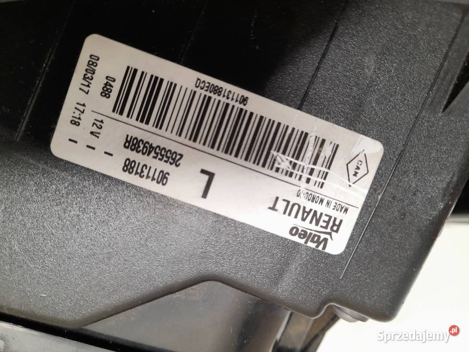 DACIA SANDERO II 2 LIFT LAMPA TYŁ LEWA Goleniów