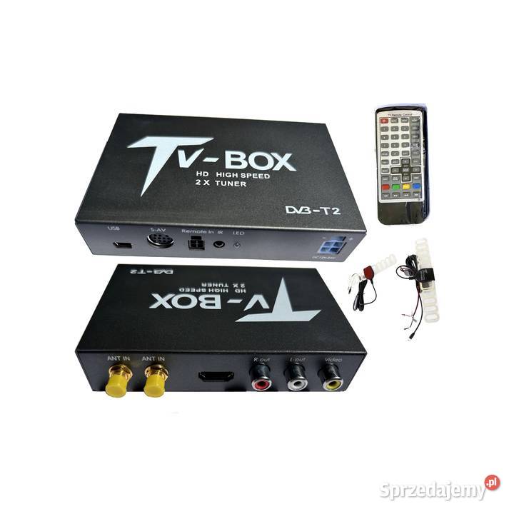 Tuner Cyfrowy Samochodowy TV DVBT2 H265 HEVC