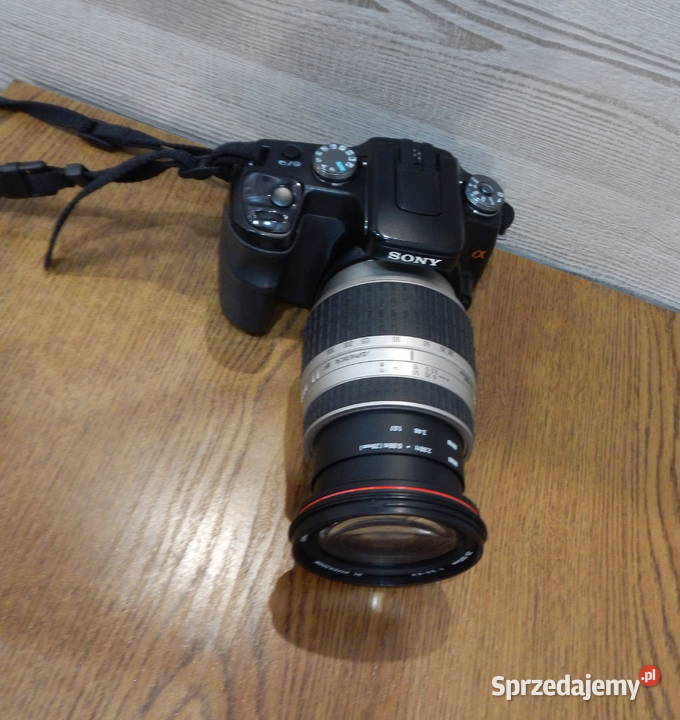 Aparat Sony DSLRA100 torba 2 x bateria obiektyw