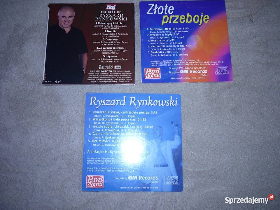 płyty cd Ryszard Rynkowski Gdynia