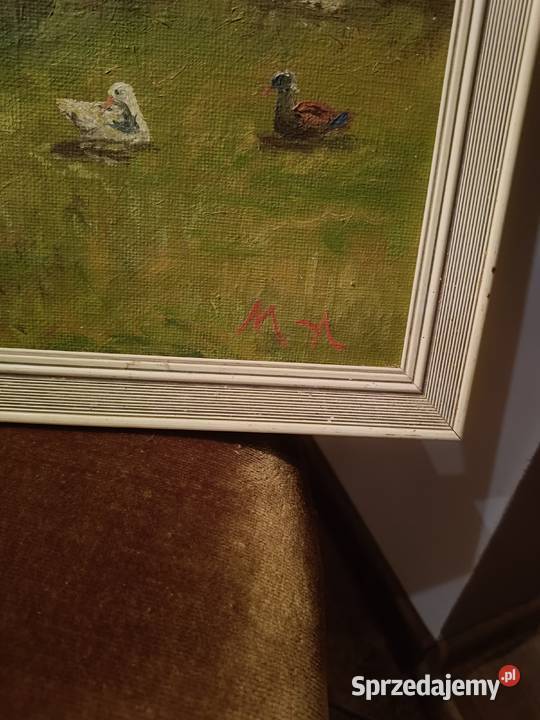 Obraz olejny na płótnie kujawsko-pomorskie Lipno