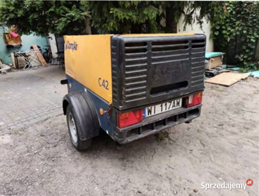 Syndyk sprzeda sprężarkę powietrza Compair C 42 mazowieckie Warszawa