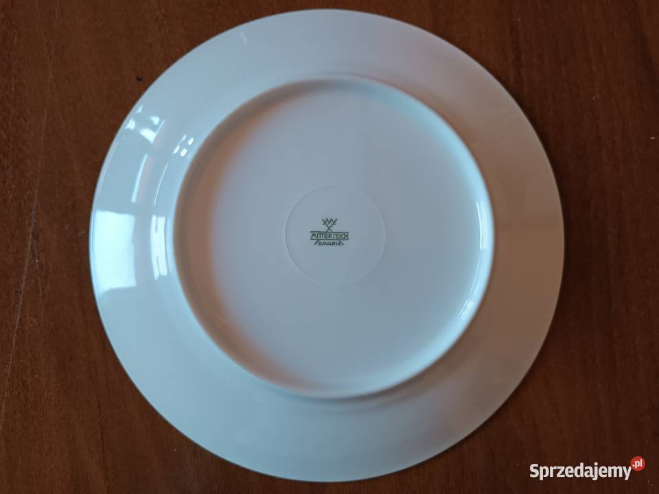 Talerz ozdobny z dzikiem Niemiecka porcelana Porcelana i szkło śląskie Szczyrk