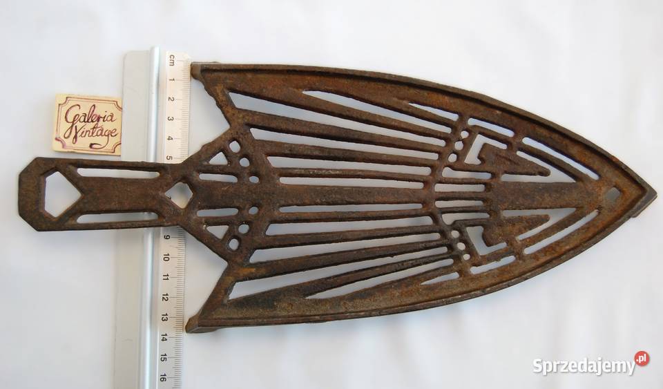 Stara żeliwna ażurowa podstawka pod żelazko Pozostałe Lublin