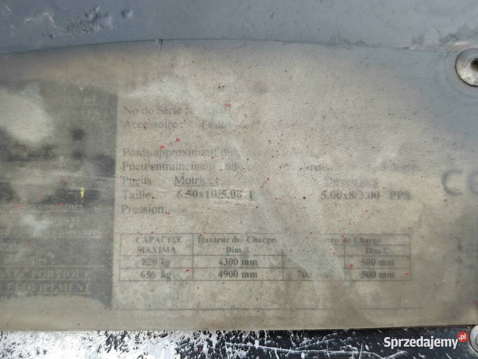 Wózek Hangcha 18T Lpg 2008r Triplex 45m 4 Sekcja Hangcha Sandomierz sprzedam