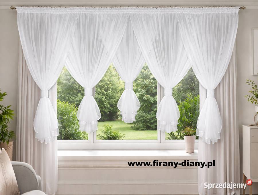 Firany szyte firany do salonu firany do kuchni Olsztyn