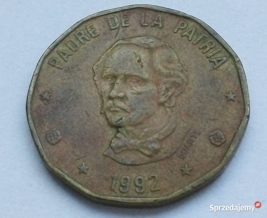 DOMINIKANA1 PESO1992 r Numizmatyka Legionowo
