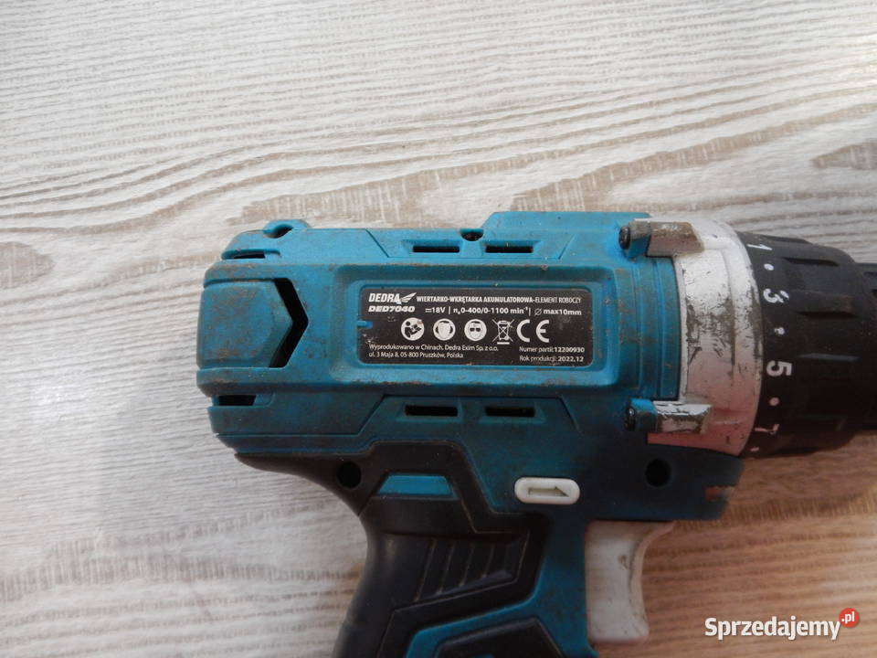 DEDRA Zestaw DED7040 DED7050 akcesoria DED7038 Narzędzia podkarpackie Leżajsk sprzedam