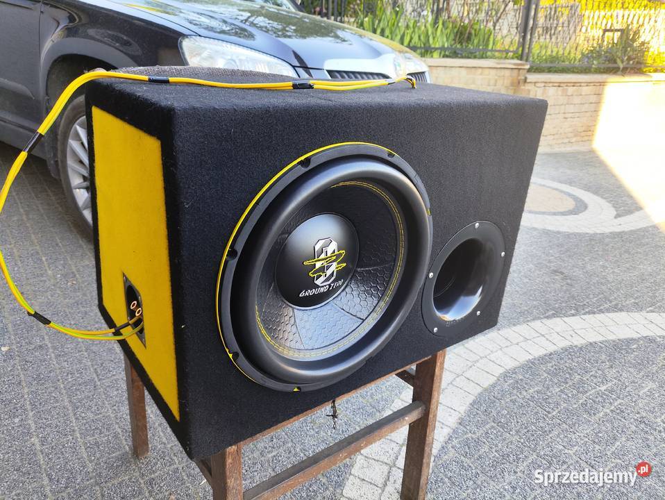 Skrzynia bassowa basowa tuba subwoofer Ground śląskie sprzedam