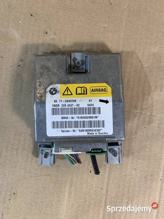 Moduł sensor poduszek airbag 6940298 bmw 5 e60