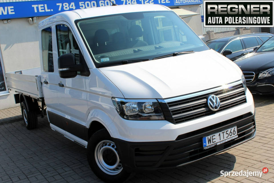 Volkswagen Crafter Doka 7.osób SalonPL FV23% Skrzynia ASO Gwarancja 95040-…