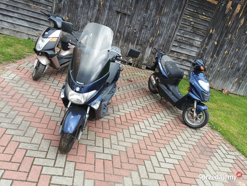 Skuter zestaw pakiet 6 suzuki honda Pisz