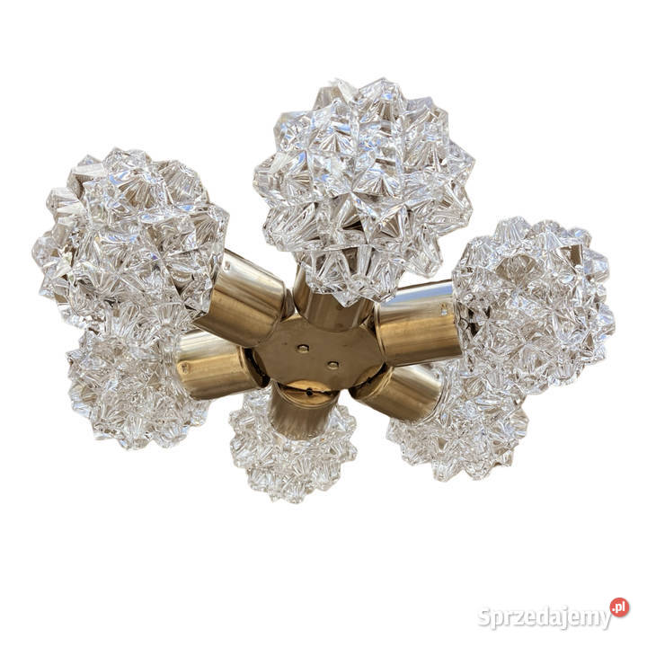 Żyrandol sputnik Kamenicky Senov Czechosłowacja Lampy wiszące mazowieckie Warszawa sprzedam