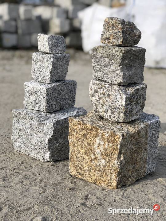 Kostka Granitowa Różne rozmiary Granit na Bydgoszcz