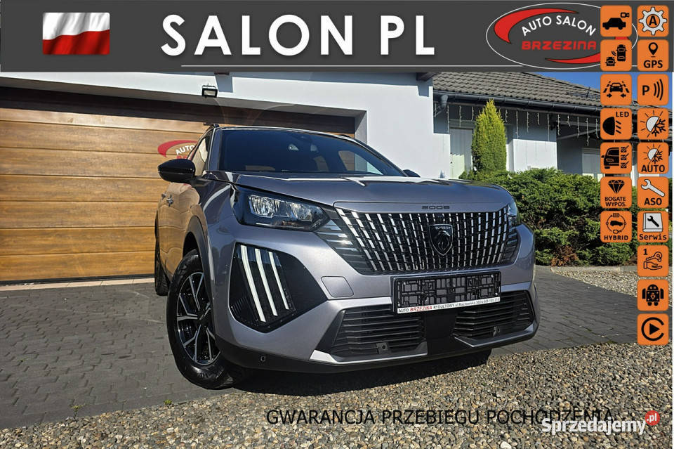 Peugeot 2008 serwis ASO automat hak II 2019 Rydułtowy sprzedam