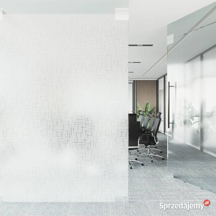 Folia okienna matowa wzór w gwiazdy 60x500 PVC Warszawa