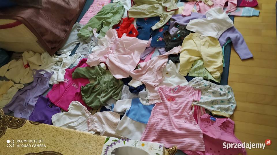 ubrania dziewczęce 62 80 na wiek 6 12 miesięcy dziewczynka Poznań