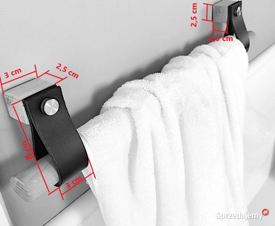 wieszak na ręcznik do kuchni łazienki odcienie brązowego Opole sprzedam