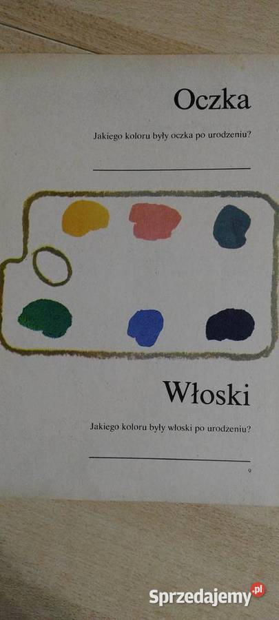 Album naszego dziecka kołyski do mundurka twarda Książki dla dzieci