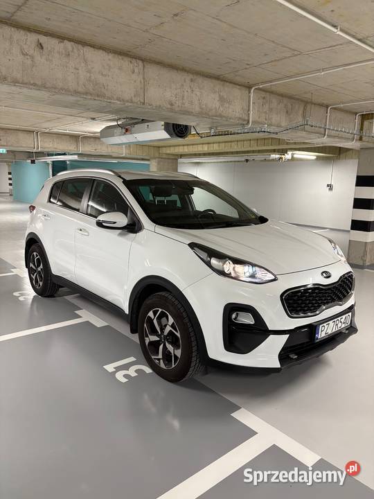 Kia Sportage 16 benzyna LED Salon Polska 2021 63000km Plewiska sprzedam