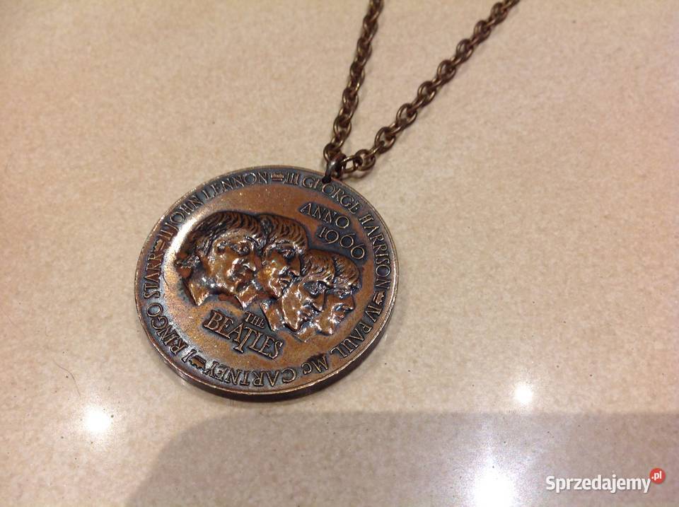 Wisior Medal THE BEATLES ANNO 1966 Uniseks Nowa Sól
