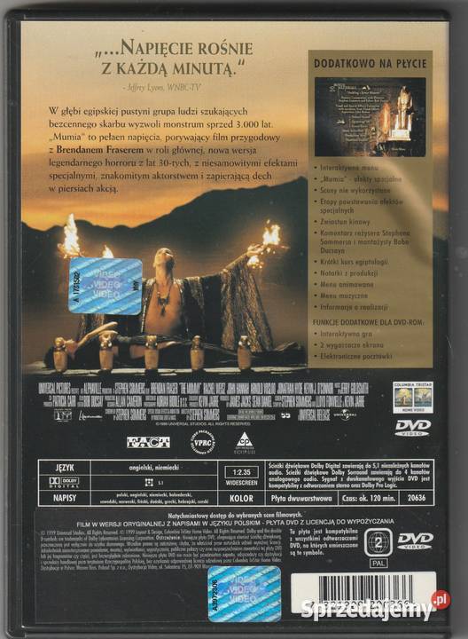 Mumia edycja kolekcjonerska nowa DVD Pruszków