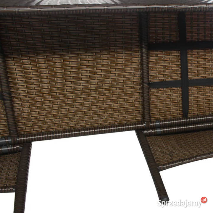 Dwuosobowa sofa ogrodowa ze stolikiem rattan PE Warszawa sprzedam
