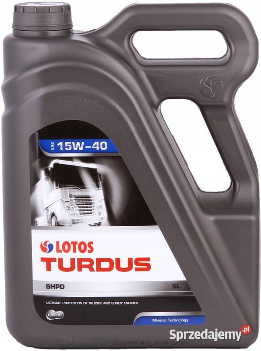 Olej Turdus SHPD 15W40 Pozostałe Pozostałe Drzonek sprzedam