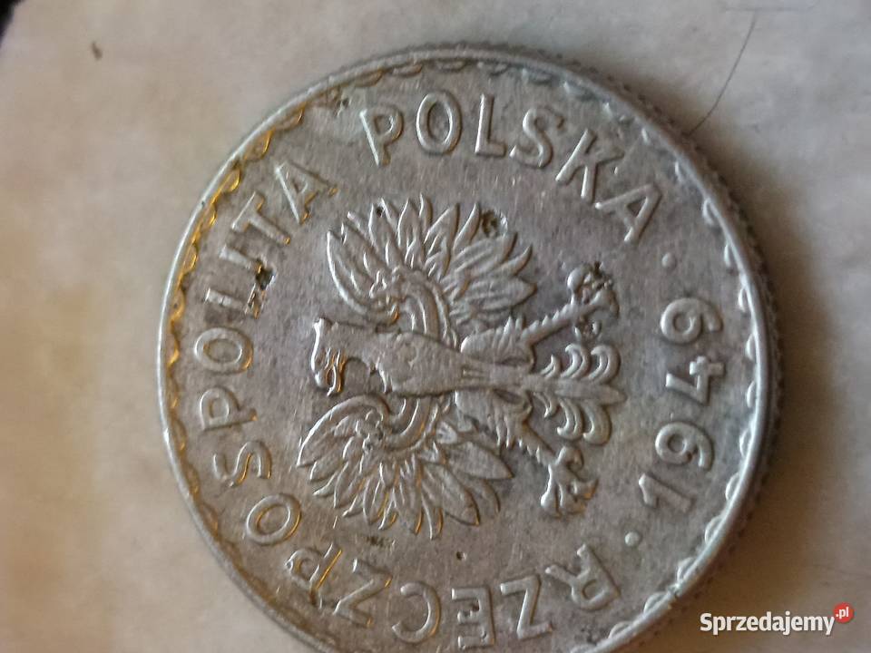Sprzedam monete 1 zloty 1949 Chełm