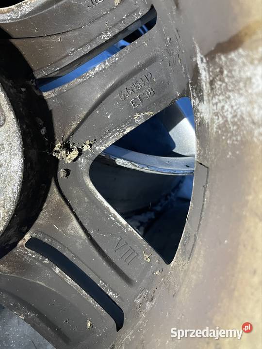 Felgi Alufelgi Oryginał Volkwswagen Golf IV 4 15 Samochodowe Opony i felgi Jaworzynka