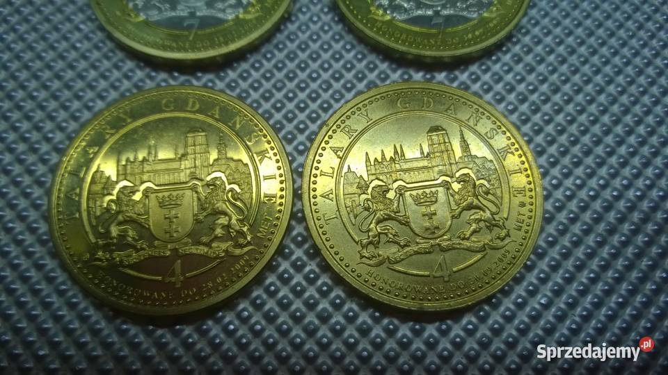 monety TALARY GDAŃSKIE 4 sztuki Kolekcje mazowieckie Warszawa sprzedam