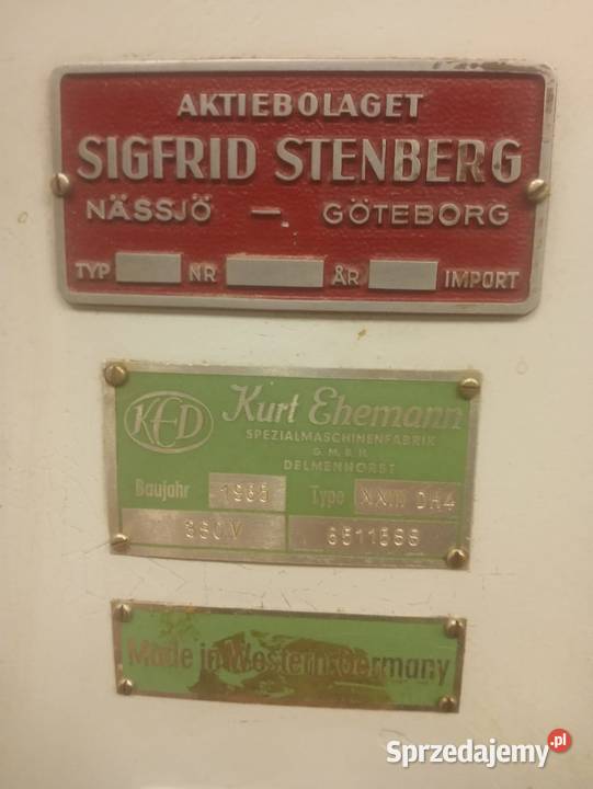 Szliefierka przelotowa KED Pozostałe Wejherowo