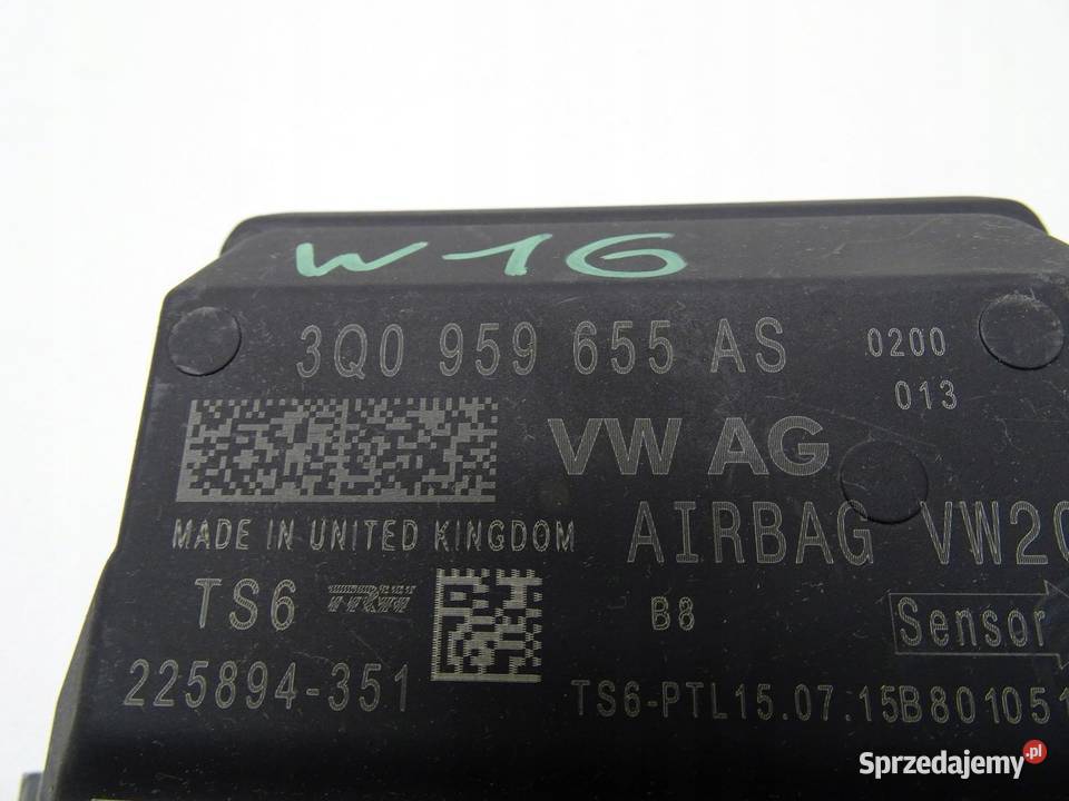 MODUŁ STEROWNIK AIRBAG PODUSZEK POWIETRZNYCH