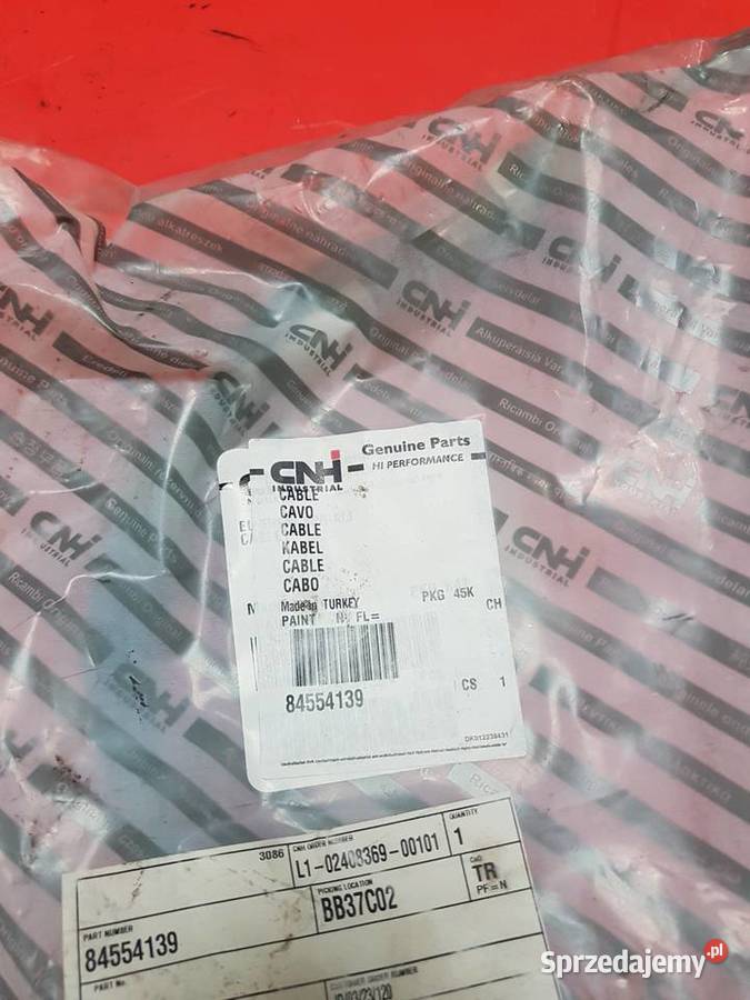 84554139 Linka hamulca ręcznego CNH Holland Sulechów