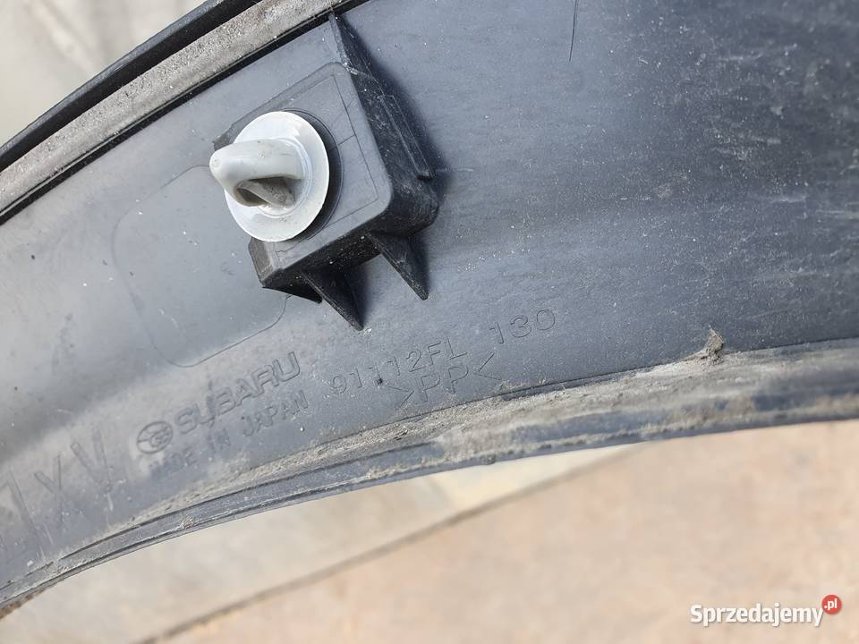 SUBARU XV CROSSTREK LISTWA BŁOTNIKA LEWA PRZÓD listwy boczne wielkopolskie Międzychód