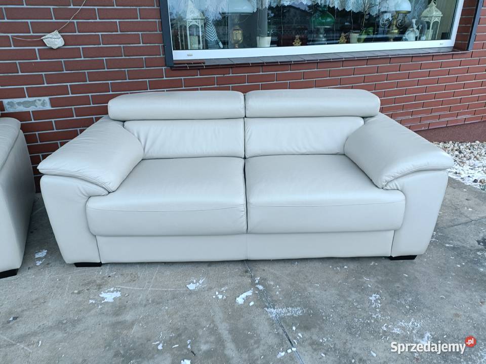Sprzedam dwie sofy ze skóry Konin