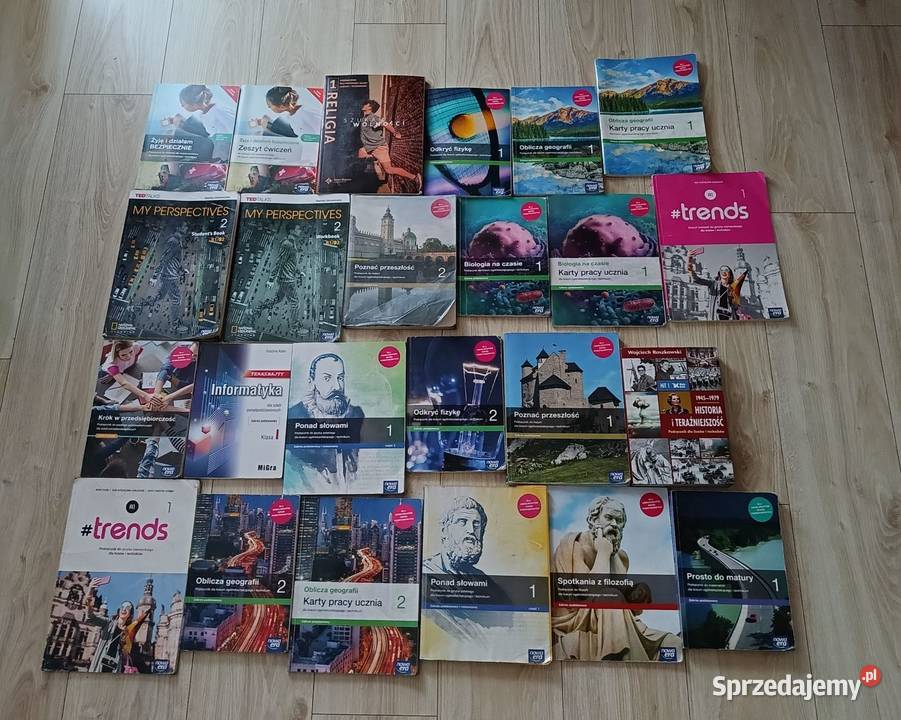 Sprzedam podręczniki szkolne 1 i 2 klasy liceum