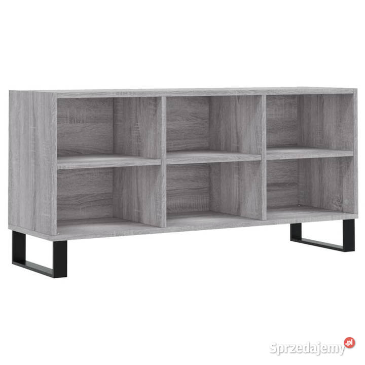 Szafka pod TV szary dąb sonoma 1035x30x50 Meble