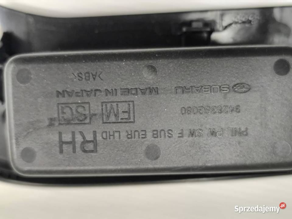 PANEL SZYB PRAWY PRZÓD SUBARU FORESTER IV SJ