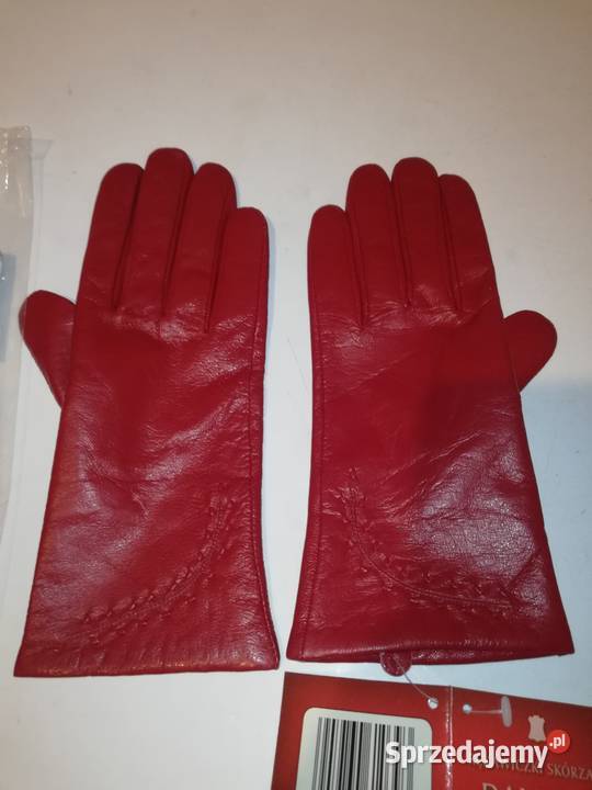 Rękawiczki skórzane damskie Nowe rozmiar L Warszawa