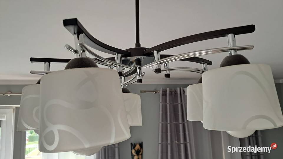 Oświetlenie komplet żyrandol lampa wisząca 3 dolnośląskie